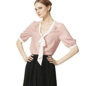Jason Wu for Target Polka Dot Tie Front Blouse